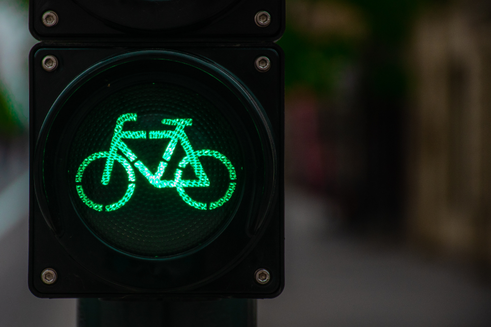 zielone światło dla rowerów